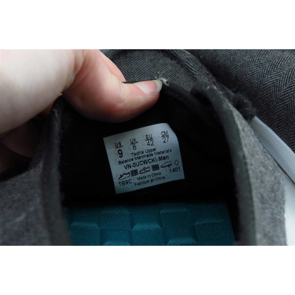 VANS‎ Shoes Size 9 M Black Skateboarding Fabric Men OUCWCKI - Picture 6 of 8